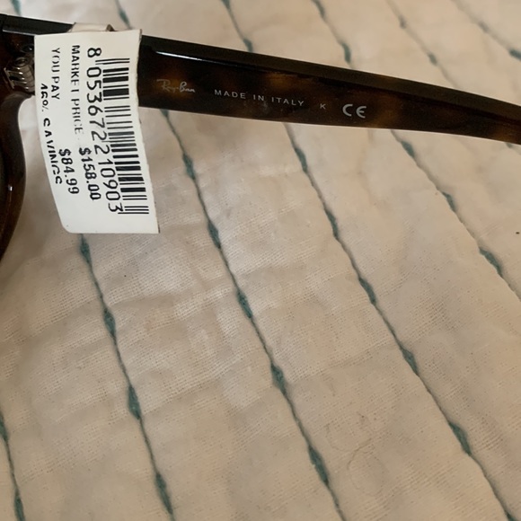 Ray-Ban sunglasses NEW tortoise shell frames - Picture 7 of 10